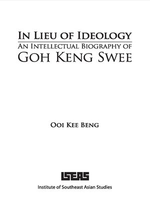 cover image of In lieu of ideology